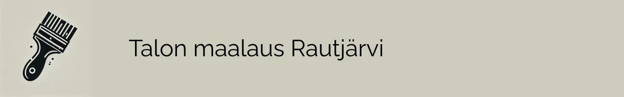 Talon maalaus Rautjärvi